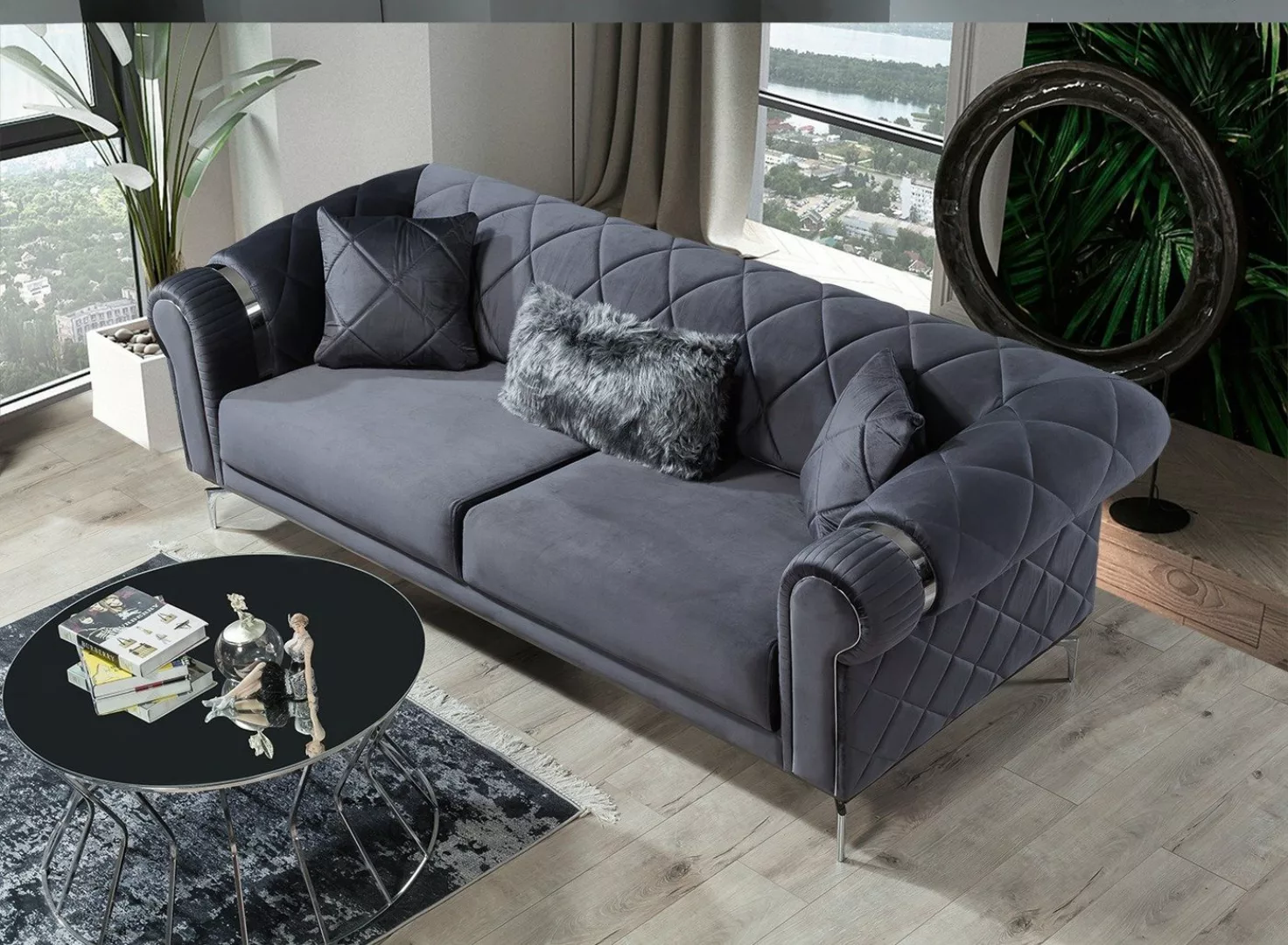 Villa Möbel Sofa Sofy, 1 Stk. 2-Sitzer, Handmade Quality,strapazierfähiger, günstig online kaufen