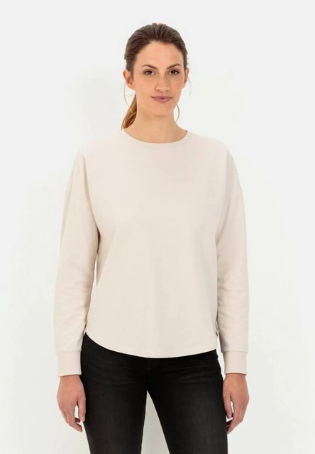 camel active Sweatshirt aus reiner Baumwolle günstig online kaufen