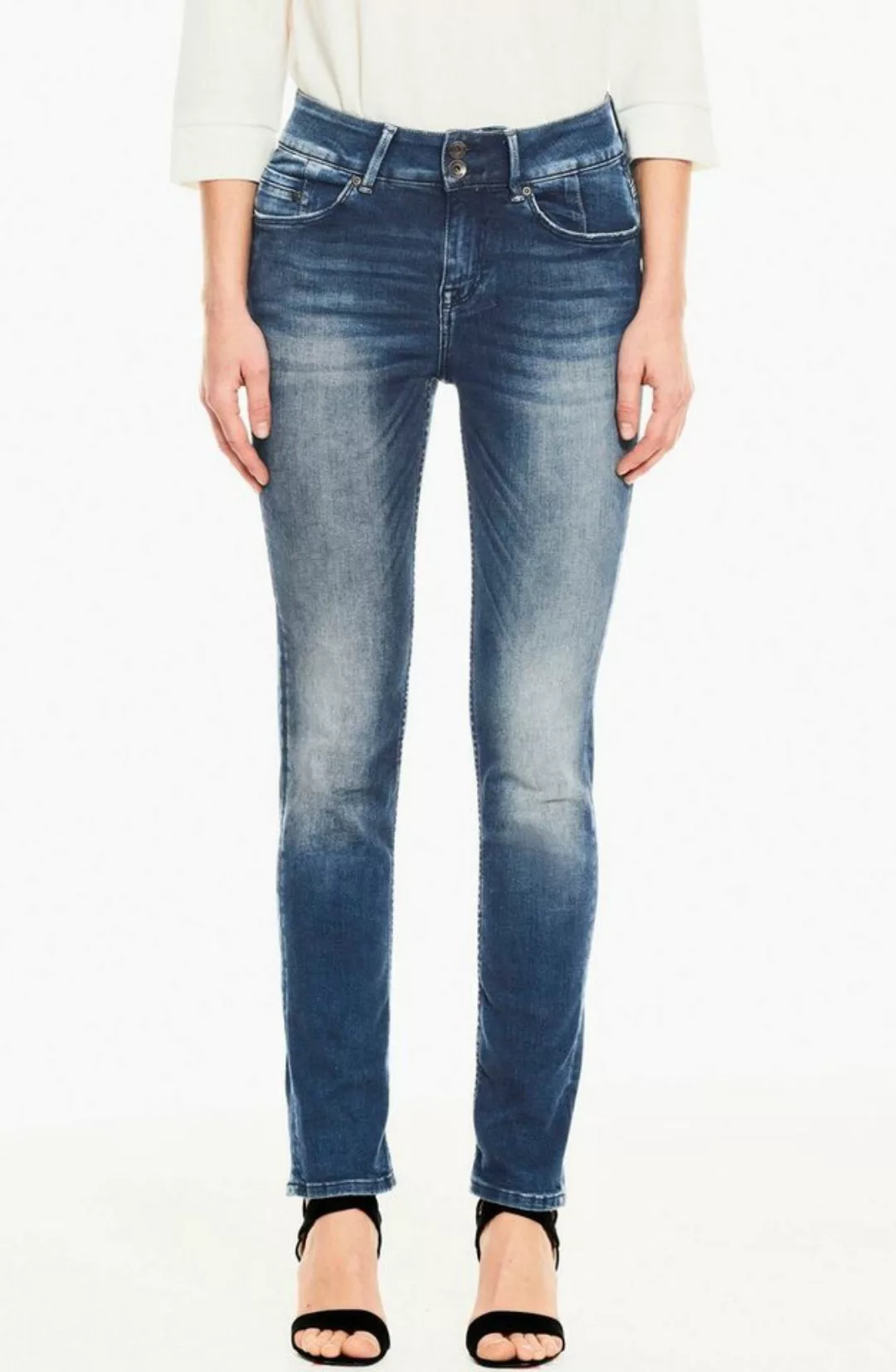 Garcia Slim-fit-Jeans Caro slim curved günstig online kaufen