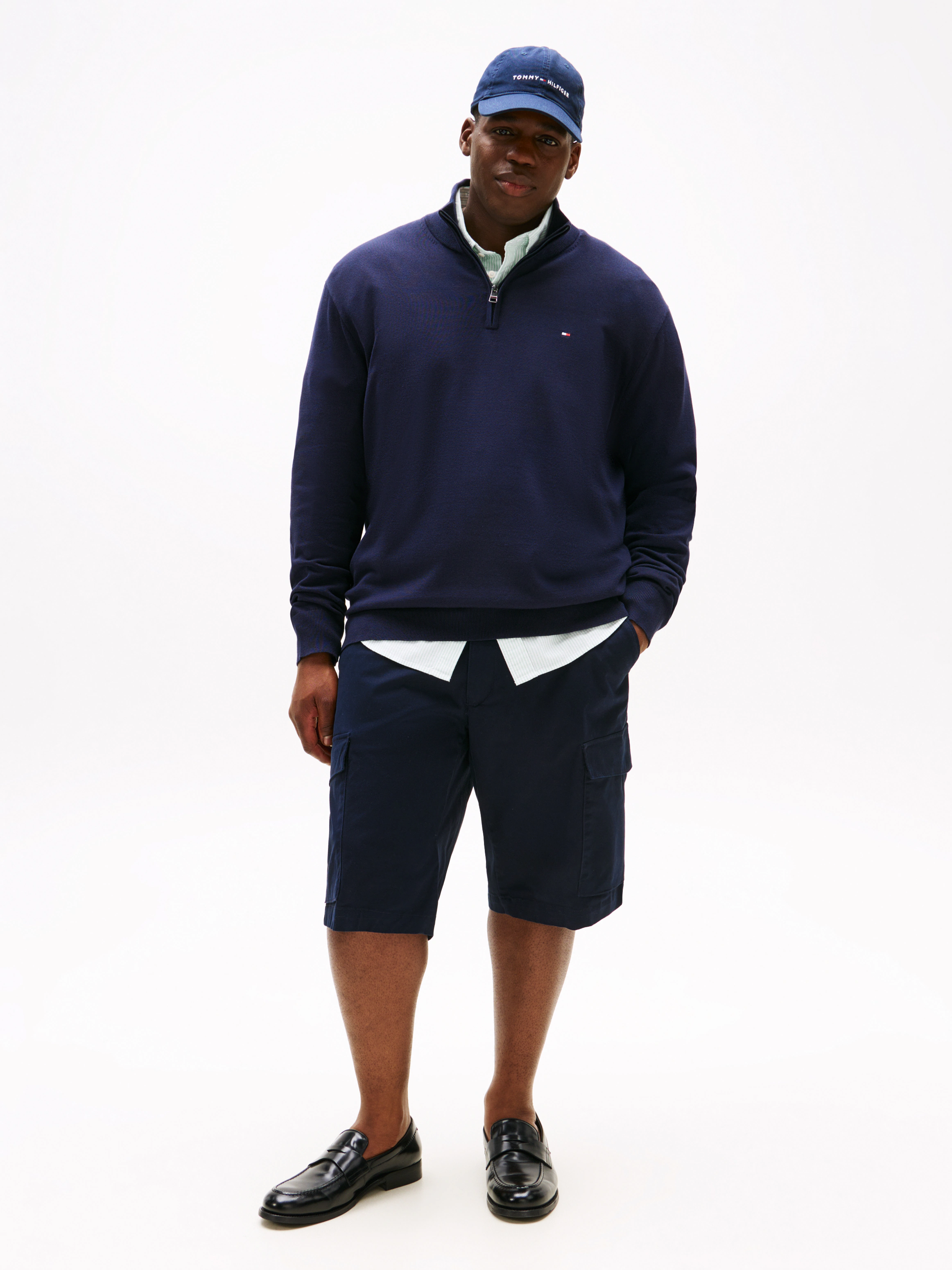Tommy Hilfiger Big & Tall Stehkragenpullover günstig online kaufen