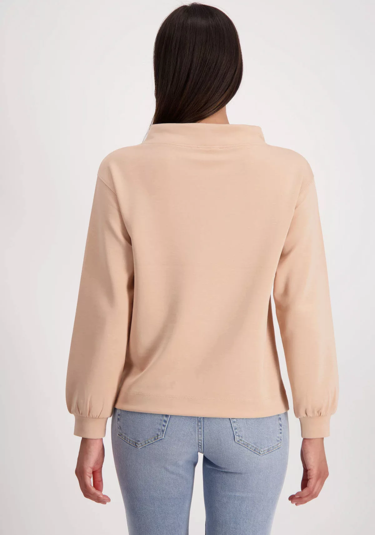 Monari Langarmshirt Pullover, moonlight blue günstig online kaufen