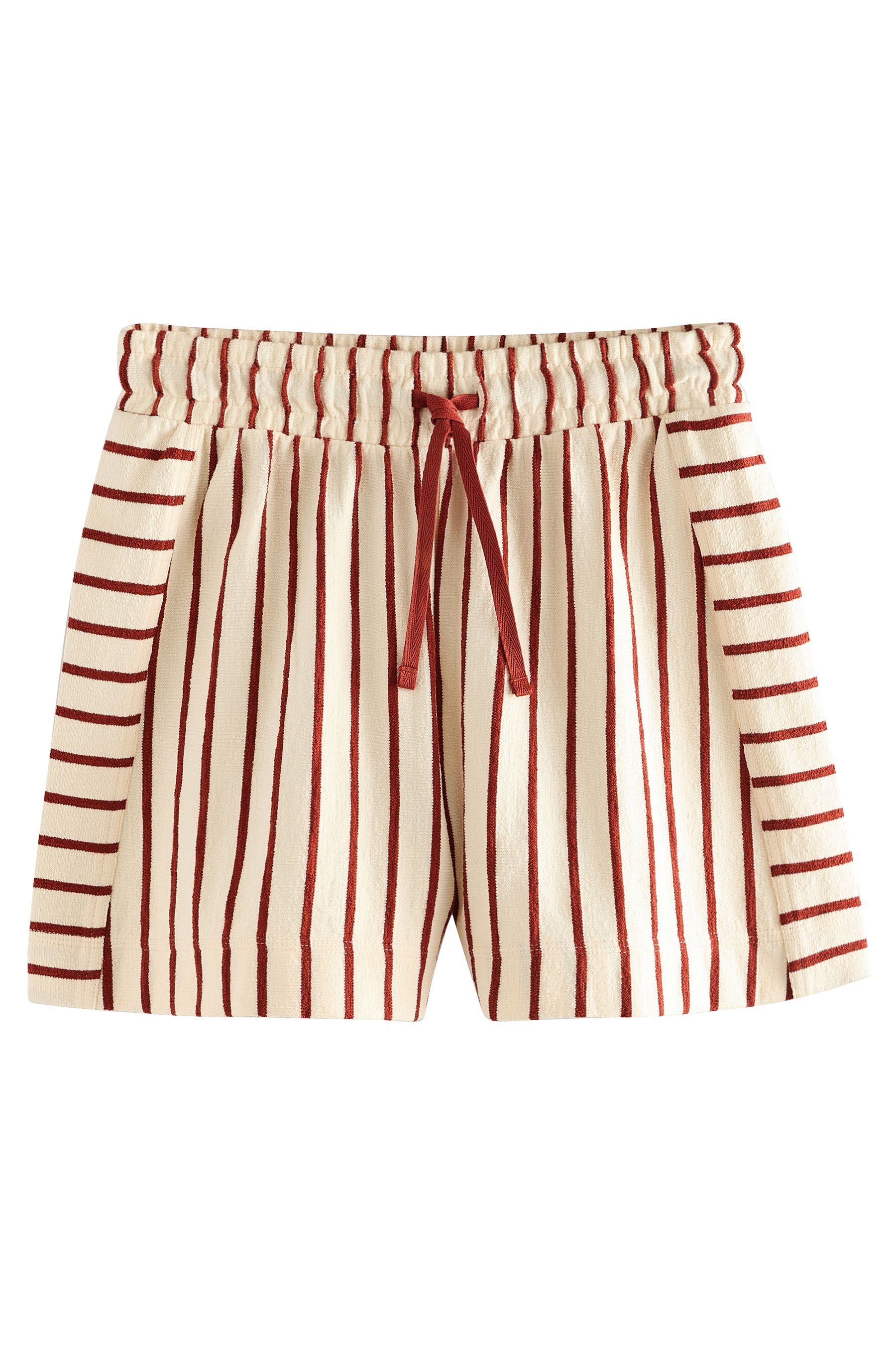 Next Sweatshorts Frottee Shorts mit Streifen günstig online kaufen