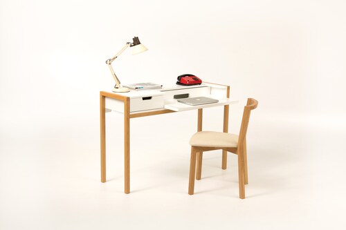 Woodman Schreibtisch "Farringdon", skandinavisches Design, Home Office, pra günstig online kaufen