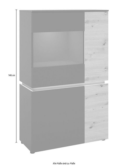 INOSIGN Vitrine "Luci", Höhe 146 cm günstig online kaufen