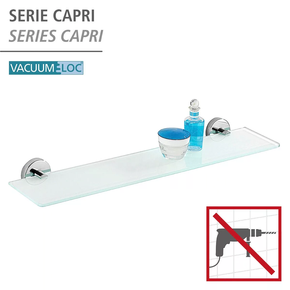 WENKO Ablageregal "Capri", 1 Ablage günstig online kaufen