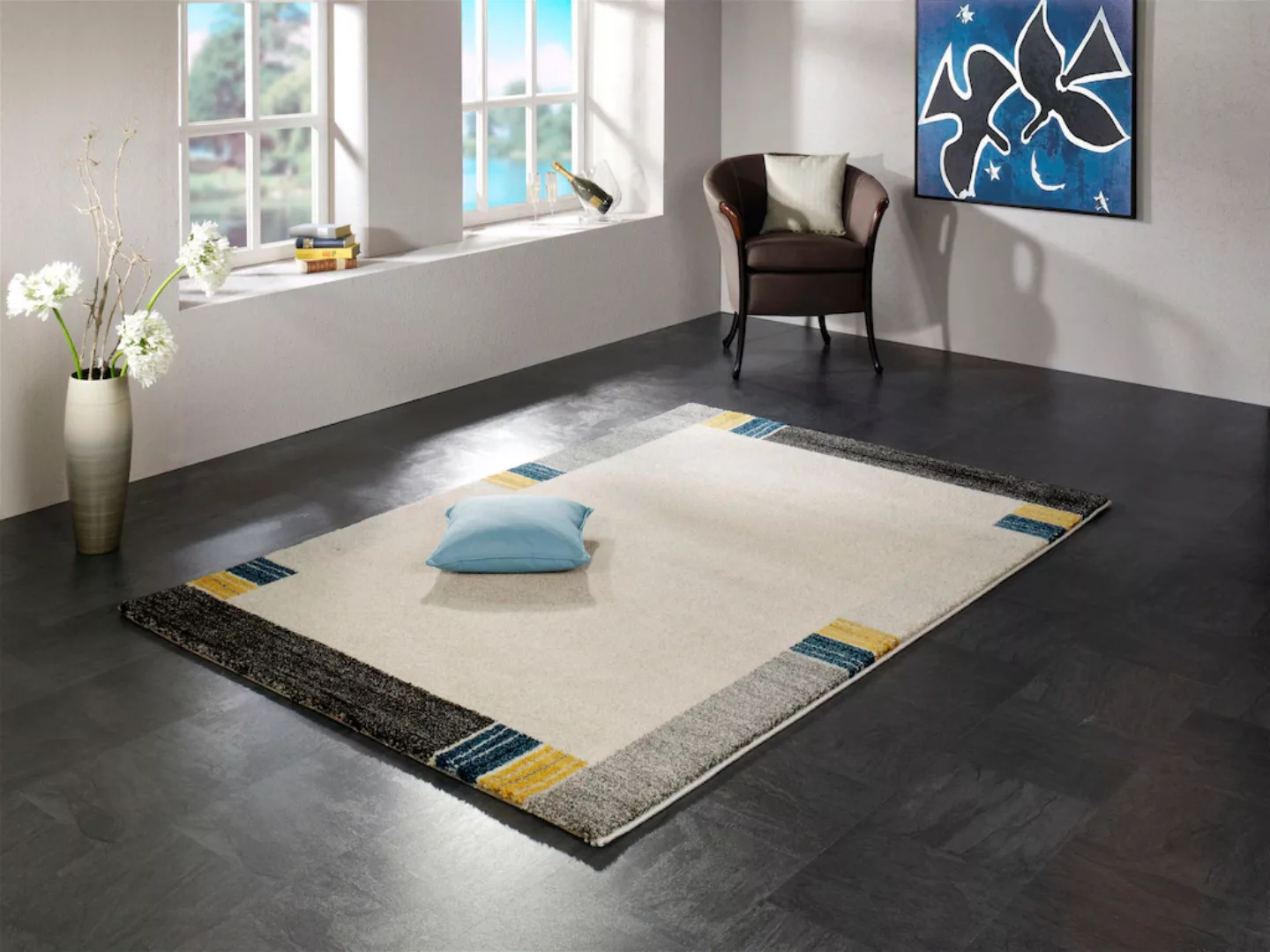 OCI DIE TEPPICHMARKE Teppich »CASTLE FLORA«, rechteckig, Wohnzimmer günstig online kaufen