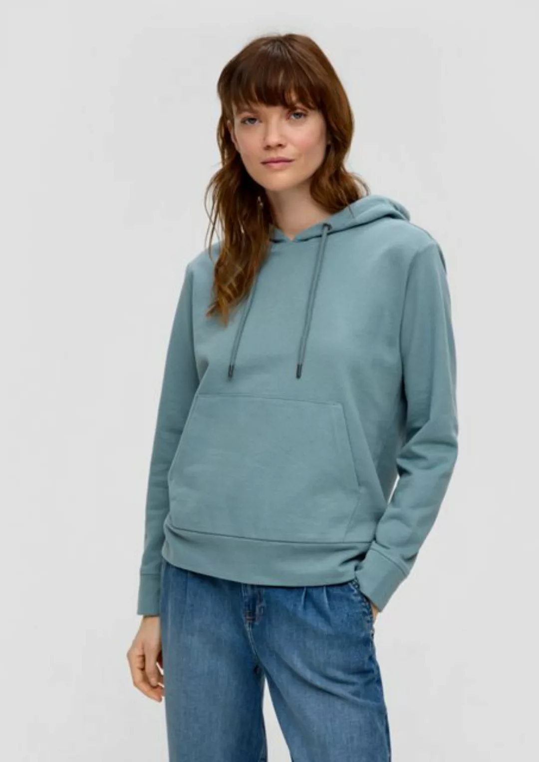 s.Oliver Sweatshirt Kapuzensweatshirt aus Baumwollmix günstig online kaufen