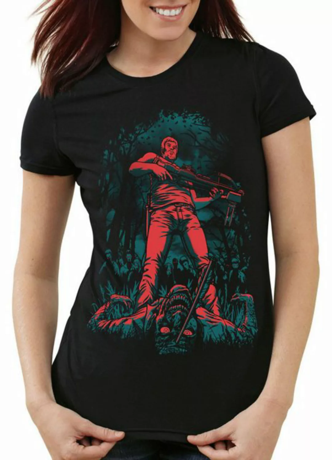 style3 T-Shirt Daryl Armbrust the dixon walking zombie dead horror hallowee günstig online kaufen