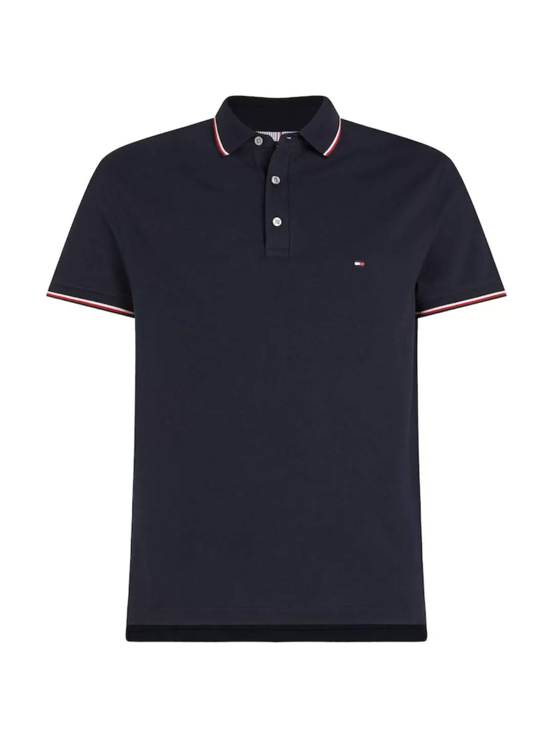 Tommy Hilfiger Poloshirt 1985 RWB TIPPED SLIM POLO mit TH-Farben an Ärmel u günstig online kaufen