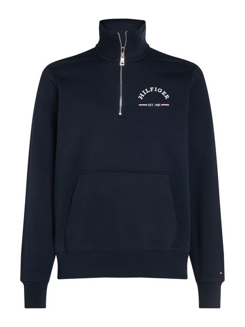 Tommy Hilfiger Sweatshirt ROUNDALL STAND COLLAR ZIP mit Stehkragen und Reiß günstig online kaufen