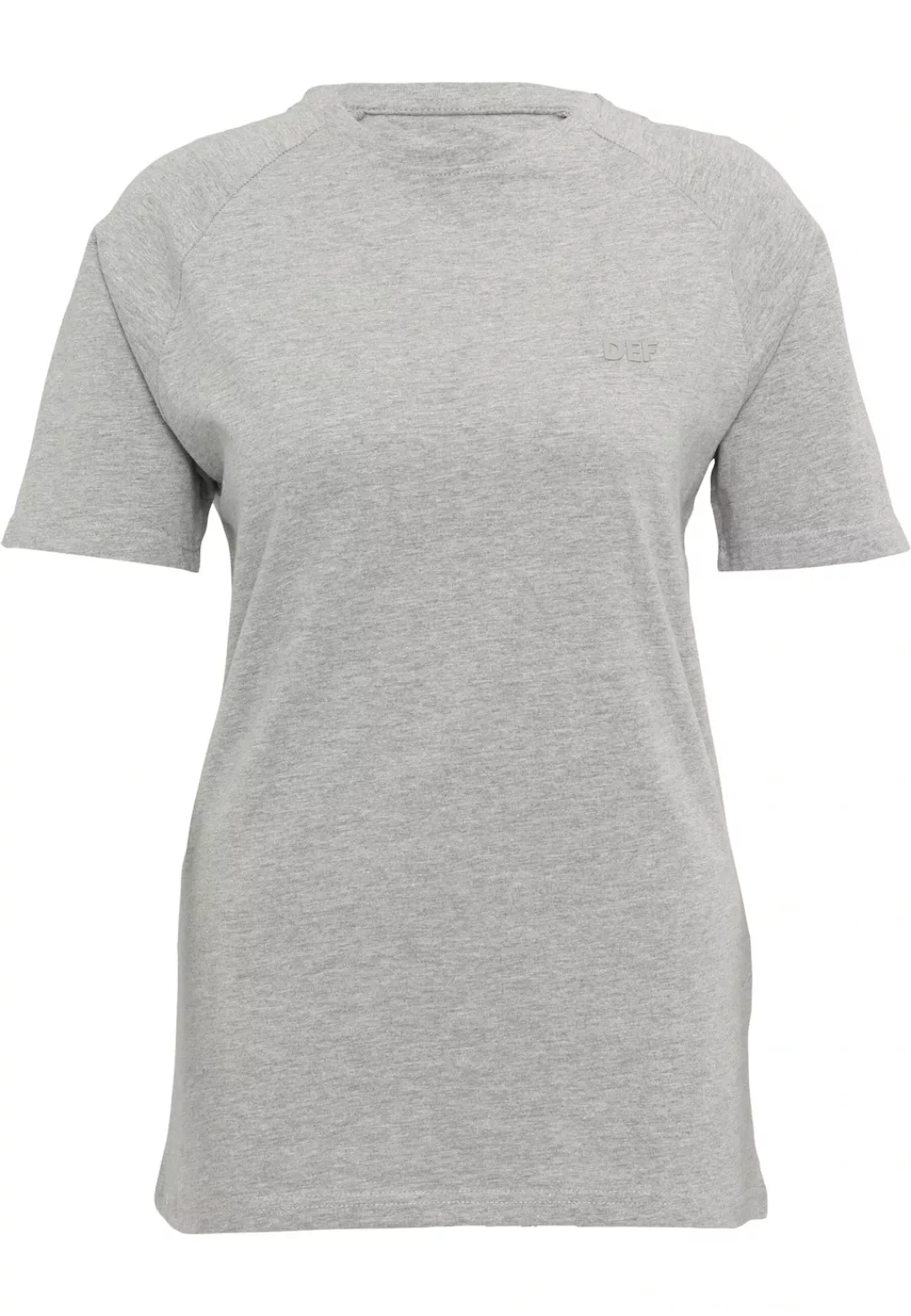 DEF T-Shirt "DEF Damen DEF Kai T-Shirt Grey Melange" günstig online kaufen