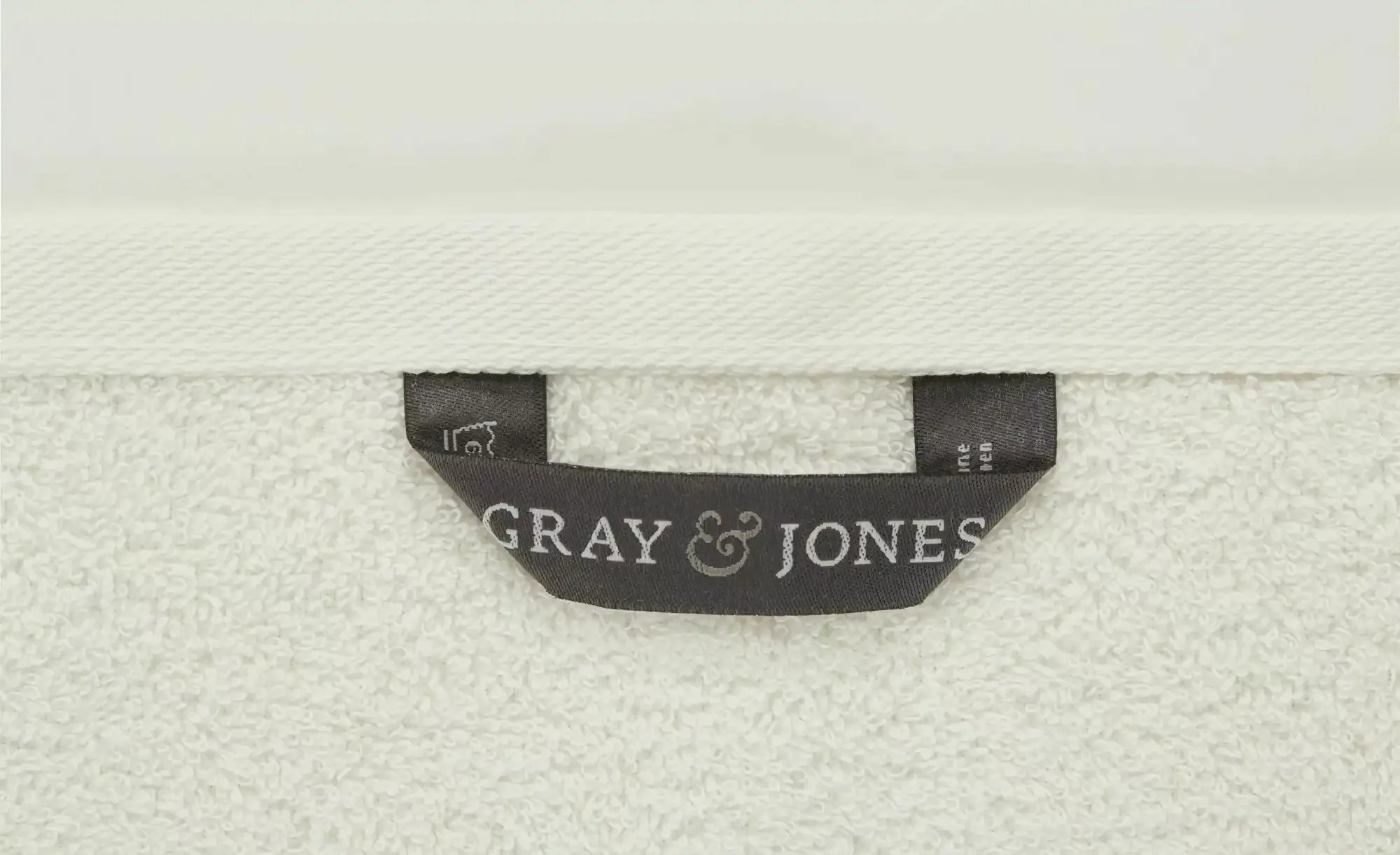 Gray & Jones Handtuch ¦ weiß ¦ 100% Baumwolle ¦ Maße (cm): B: 50 Badtextili günstig online kaufen