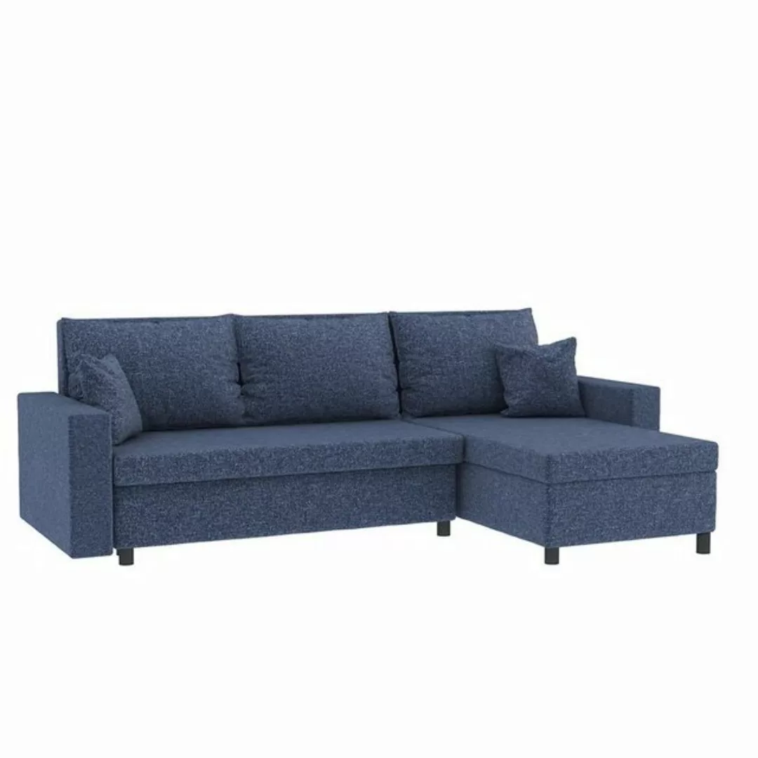 DB-Möbel Ecksofa "DERDA" Schlafcouch mit wasserbeständigem mit Bettkasten. günstig online kaufen