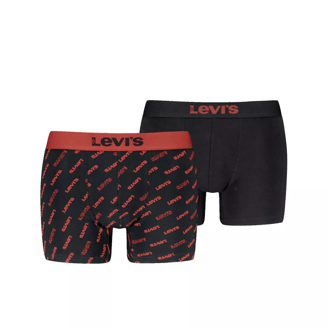 Levis Slip "LEVIS MEN LOGO AOP BOXER BRIEF ORGANIC CO 2P", (Packung, 2er-Pa günstig online kaufen