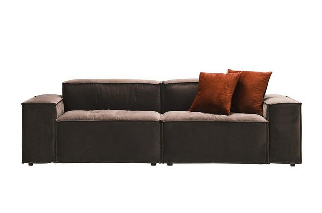 Xlmoebel Sofa Set aus grauem Stoffsofa für drei Personen und Sessel -, Herg günstig online kaufen