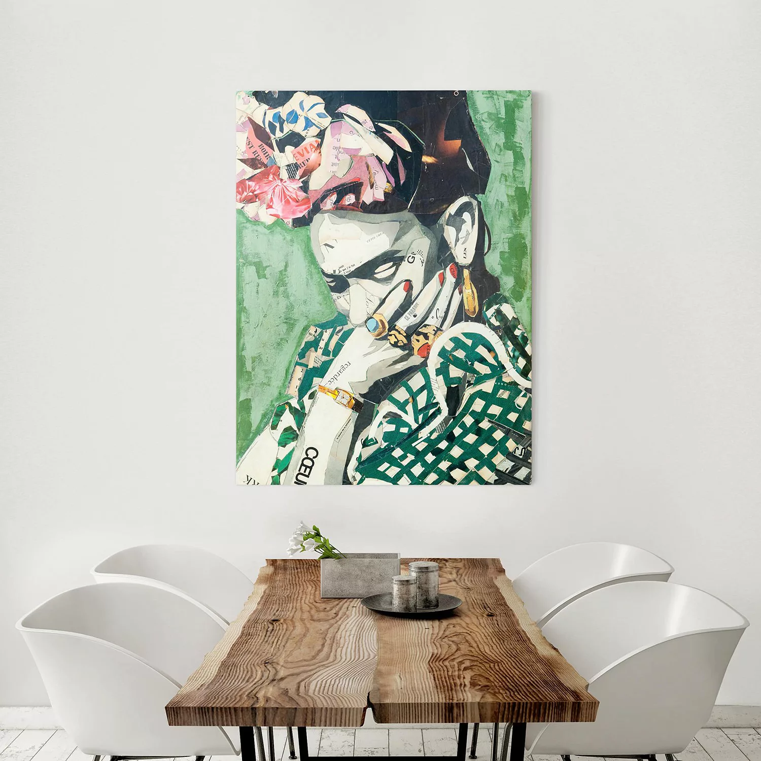 home24 Leinwandbild Frida Kahlo Collage IV günstig online kaufen