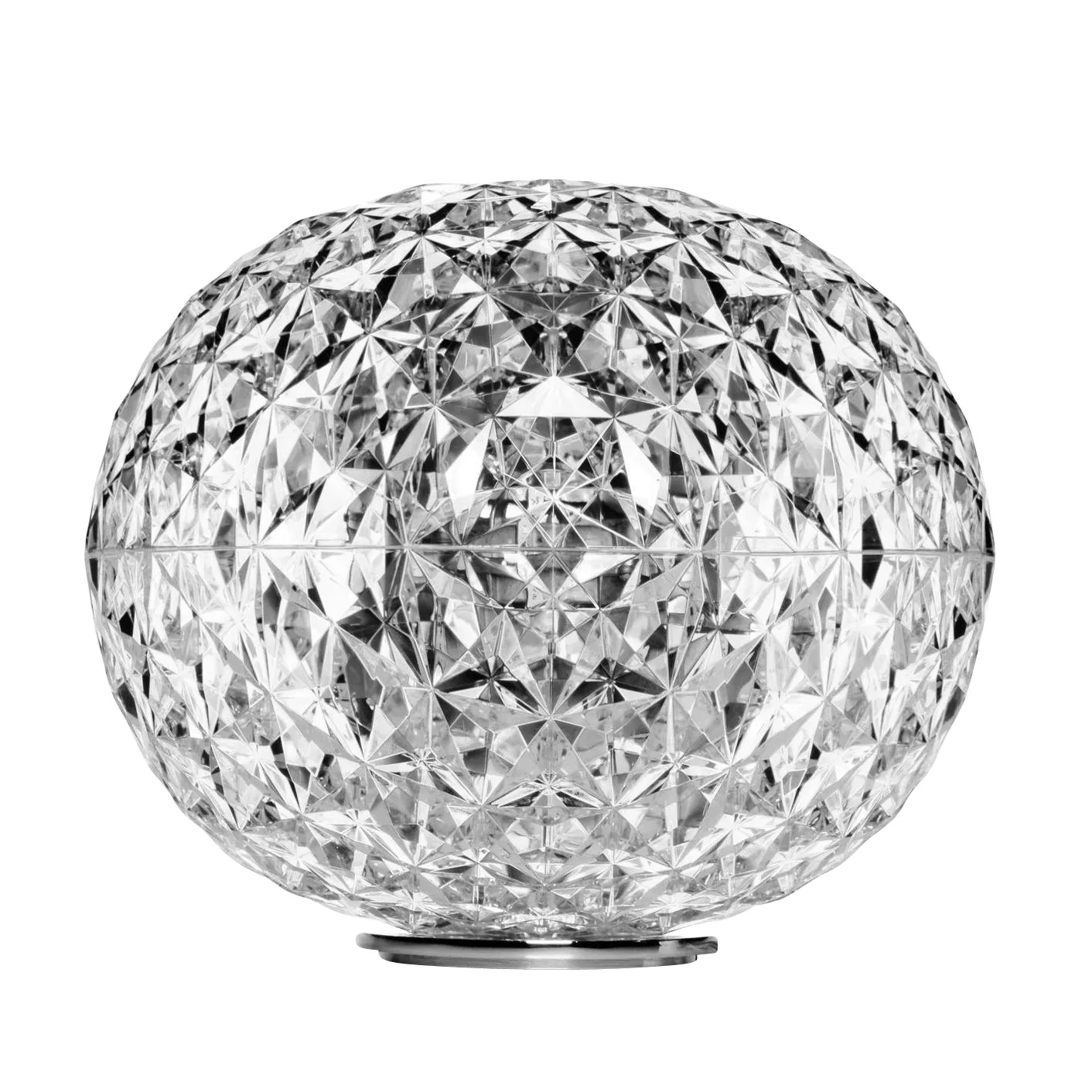 Kartell - Planet LED Tischleuchte Ø33cm - kristall/H 27cm/ Ø 33cm günstig online kaufen