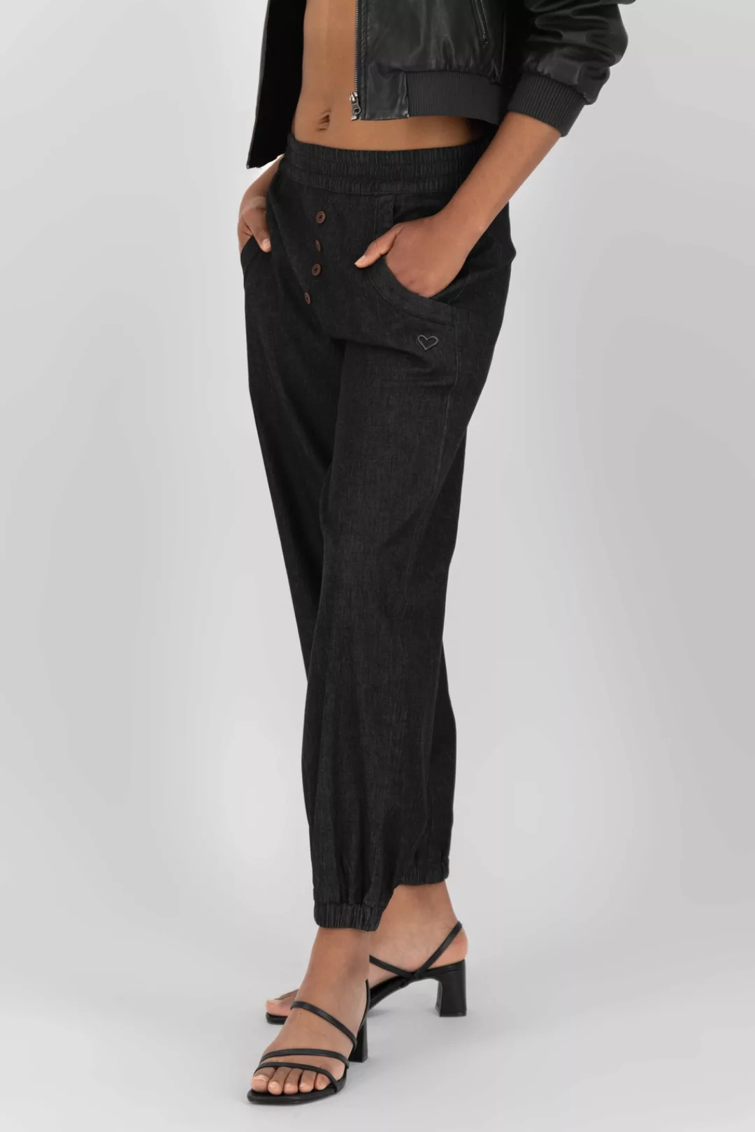 Alife & Kickin Stoffhose "AlexisAK DNM Pant Damen Hose" günstig online kaufen