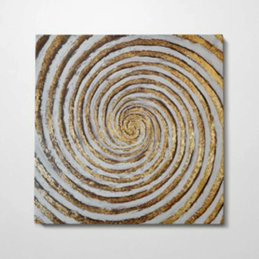 Bild 'Spiral' gold, 70x70 günstig online kaufen