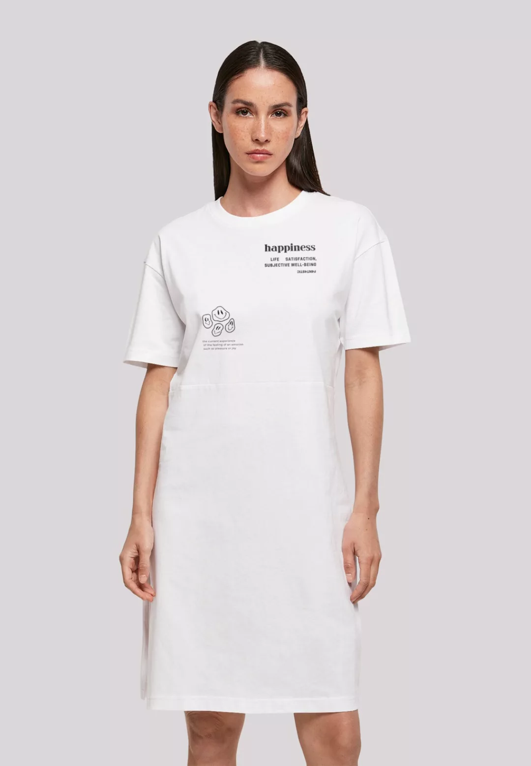 F4NT4STIC Shirtkleid "happiness", Print günstig online kaufen