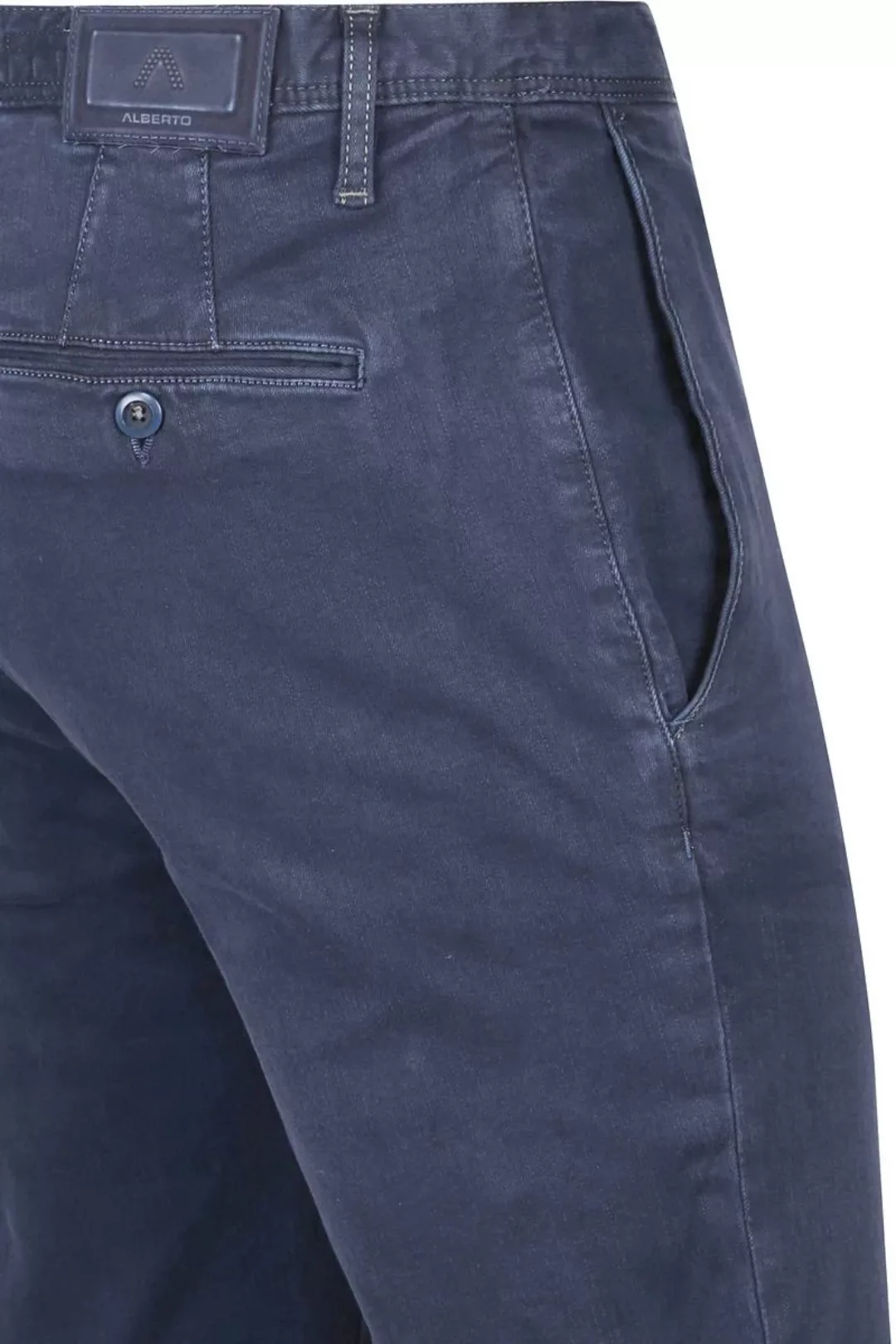 Alberto Rob T400 Dynamic Chino Dunkelblau - Größe W 35 - L 32 günstig online kaufen