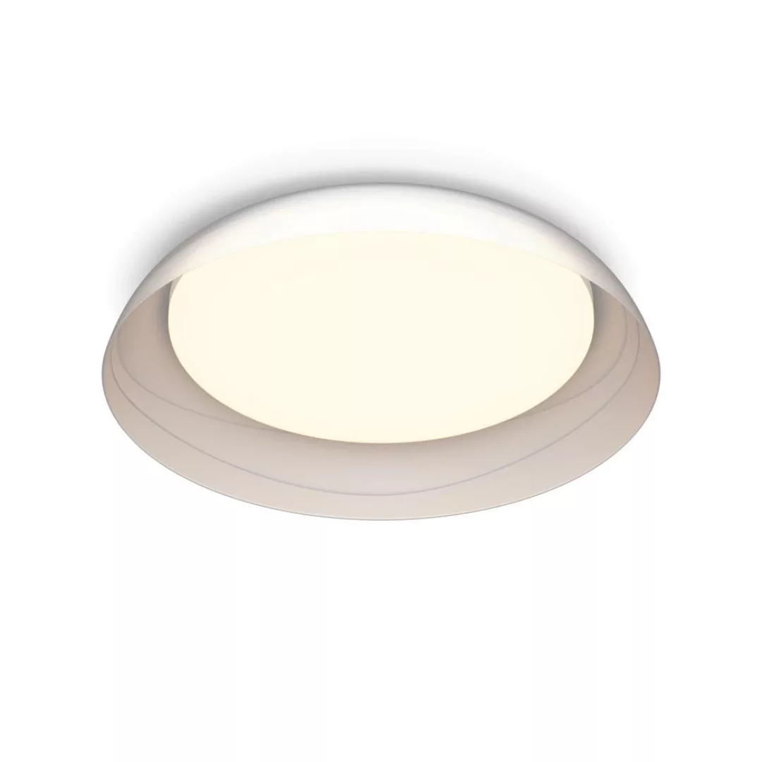 LED Deckenleuchte Fleta in Weiß und Beige 10W 1850lm günstig online kaufen