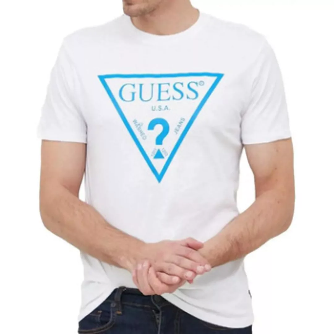 Guess  T-Shirt Logo triangle günstig online kaufen