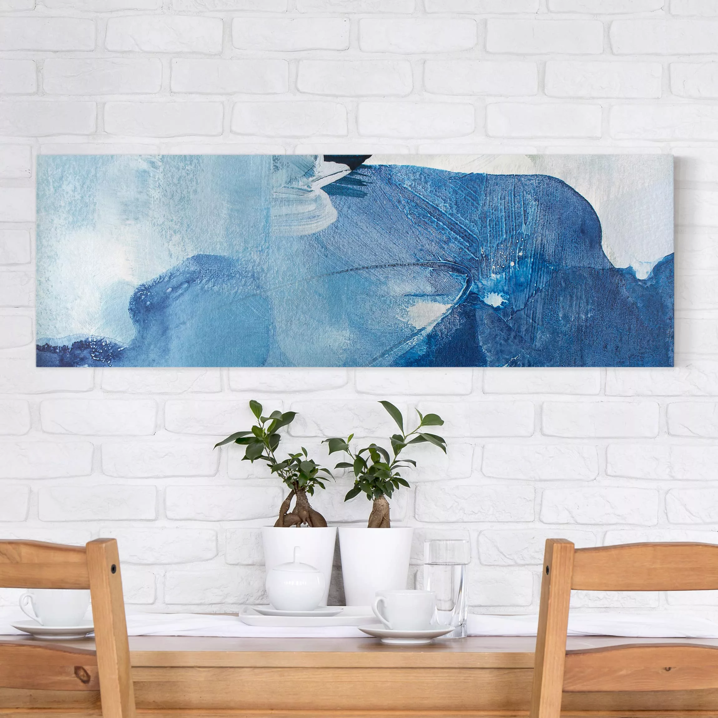 Leinwandbild Abstrakt - Panorama Nordküste II günstig online kaufen
