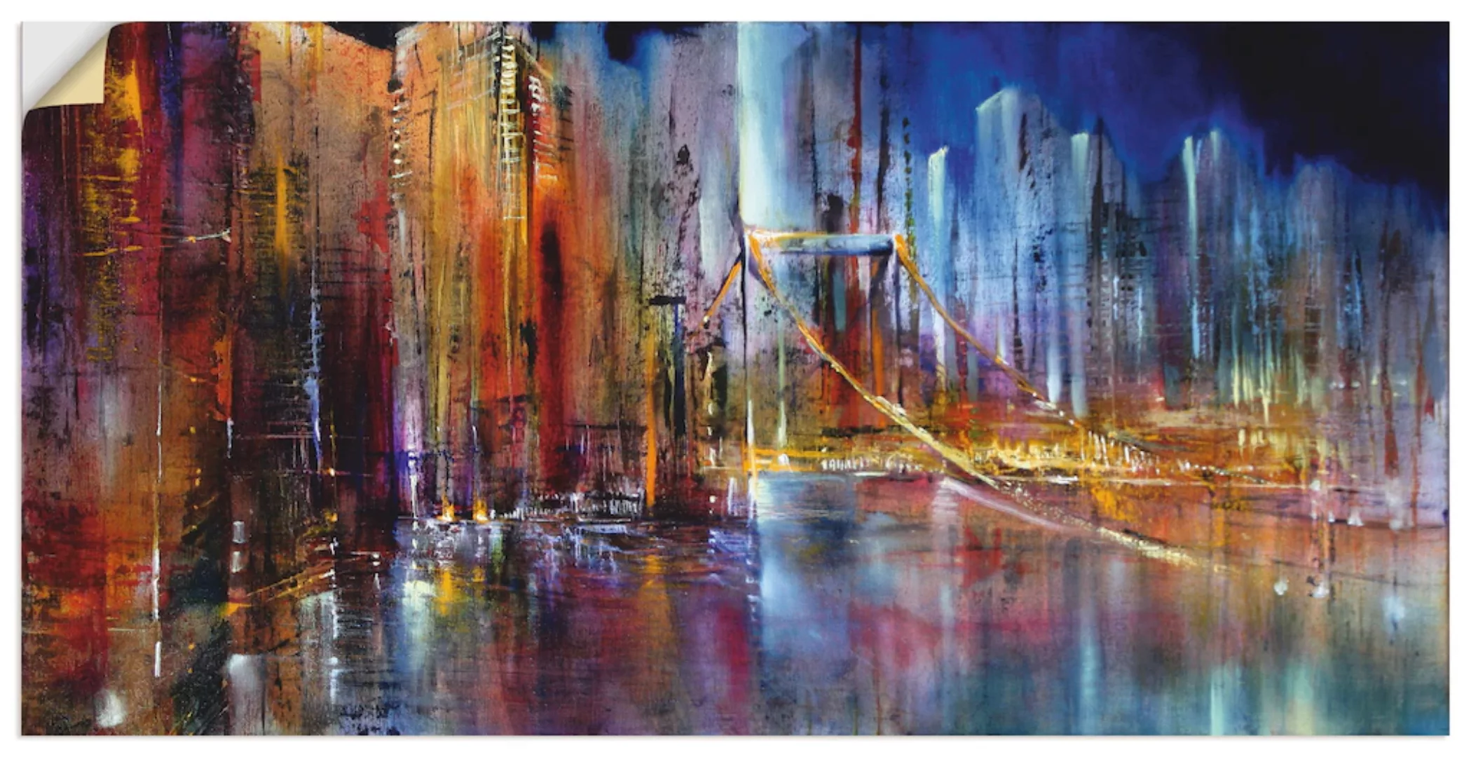 Artland Wandbild "Stadtansicht I", Amerika, (1 St.) günstig online kaufen