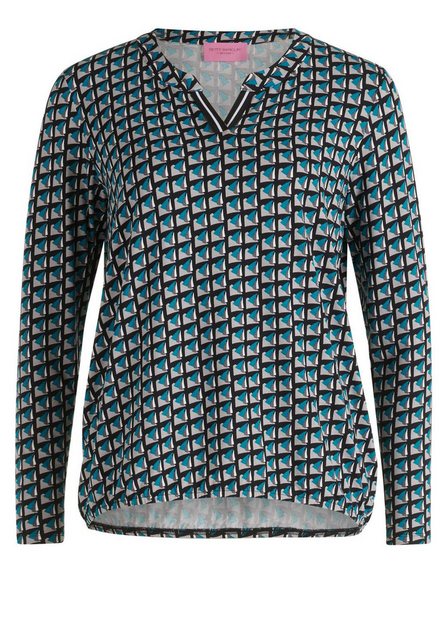 Betty Barclay Kurzarmshirt Betty Barclay Blusenshirt mit Print (1-tlg) Ripp günstig online kaufen