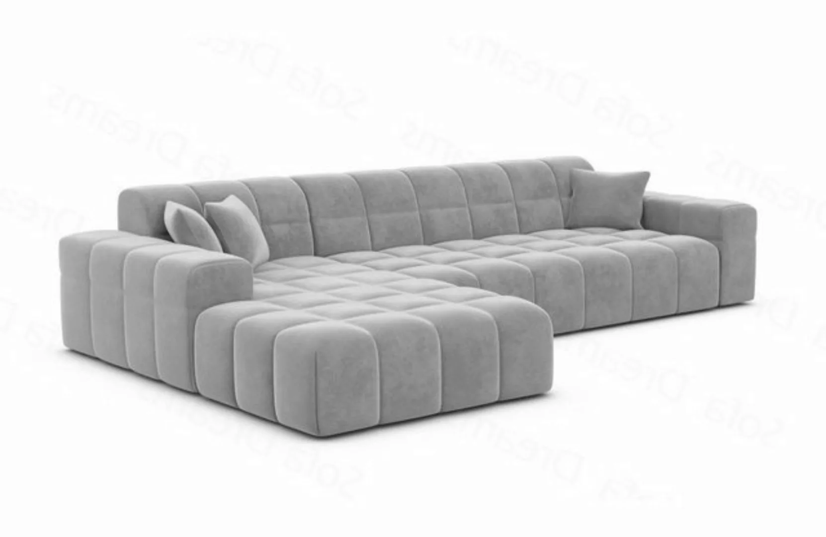 Sofa Dreams Ecksofa Stoffsofa Ibiza L Form kurz Stoff Modern Eckcouch Sofa günstig online kaufen