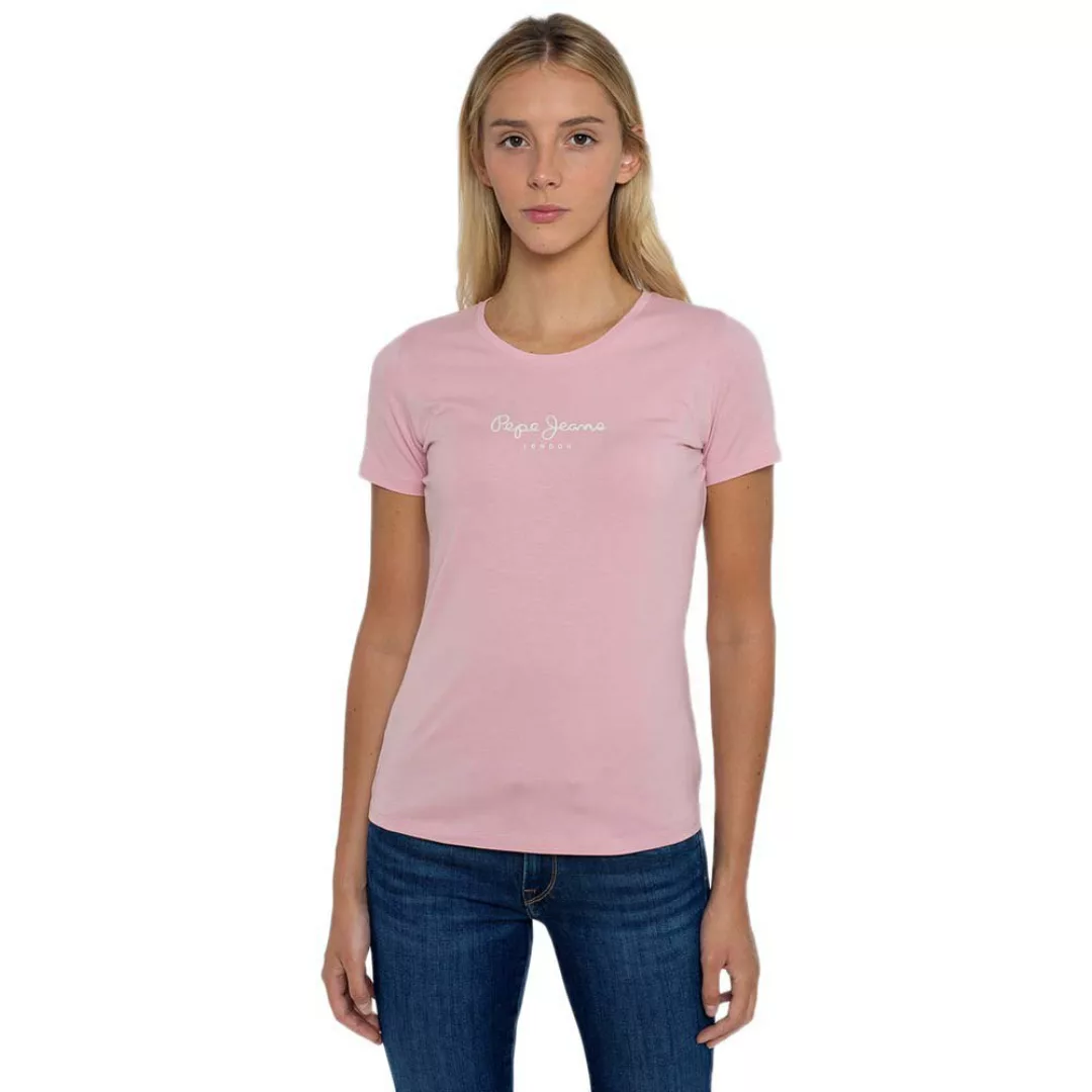 Pepe Jeans Virginia Kurzärmeliges T-shirt M Pink günstig online kaufen