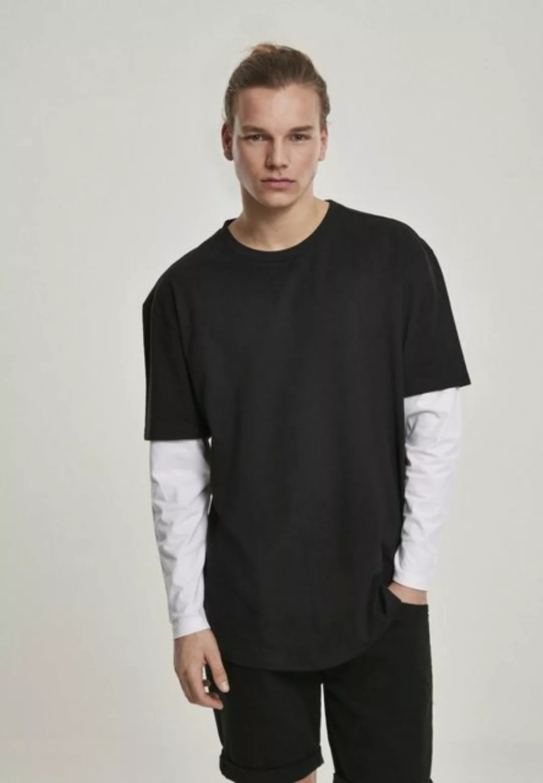 URBAN CLASSICS T-Shirt "Urban Classics Herren Heavy Oversized Big AOP Strip günstig online kaufen