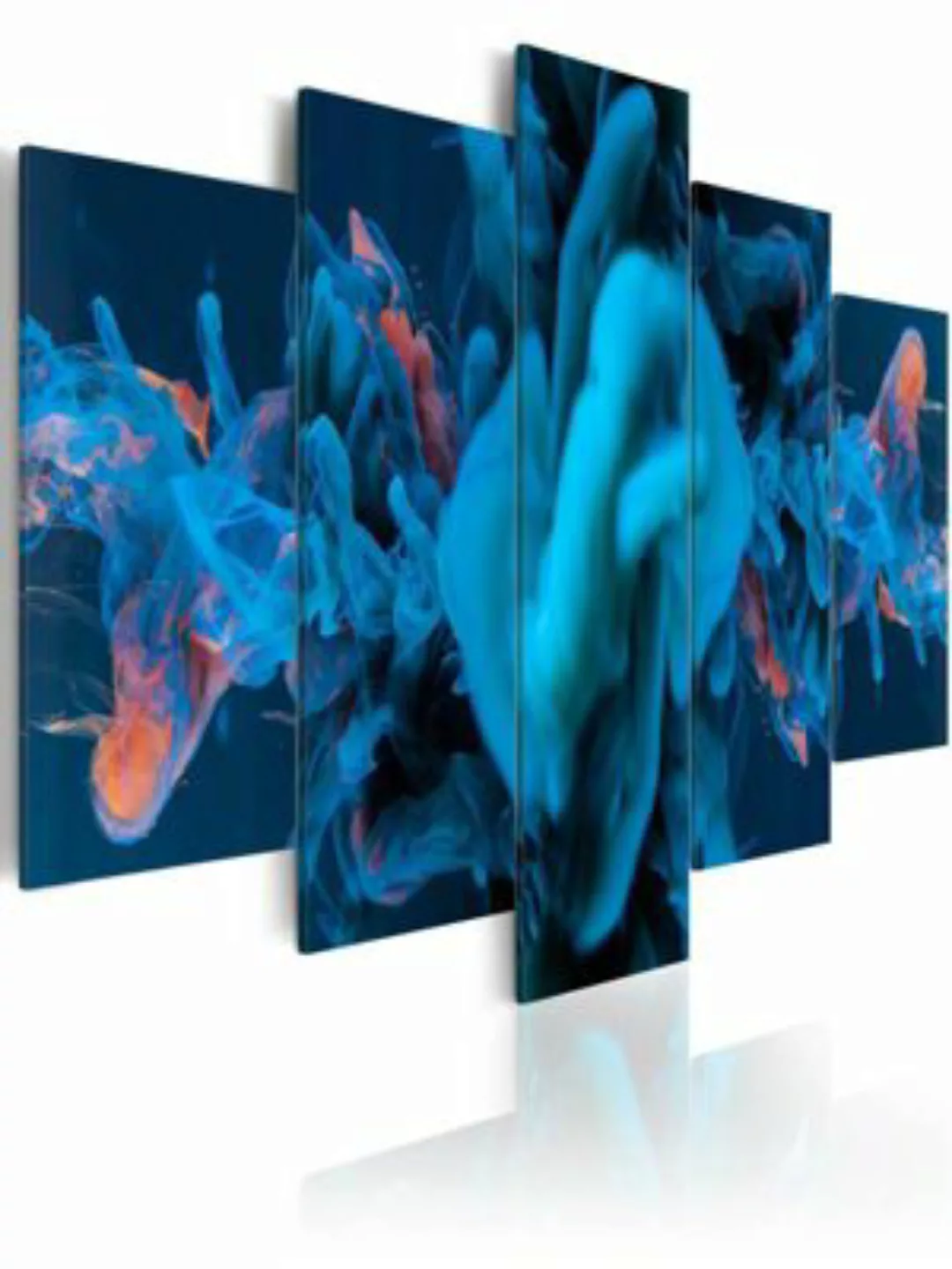 artgeist Wandbild Beneath the Blue blau/orange Gr. 200 x 100 günstig online kaufen