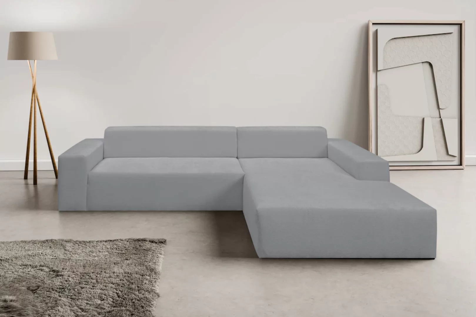 WERK2 Ecksofa "Zeus-XL", Curvy Trend Garnitur mit urbaner Optik günstig online kaufen