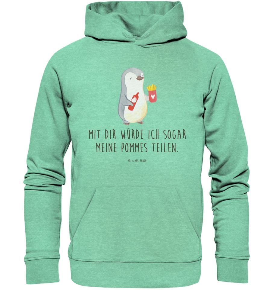 Mr. & Mrs. Panda Hoodie Größe L Pinguin Pommes - Natural Raw - Geschenk, Fr günstig online kaufen