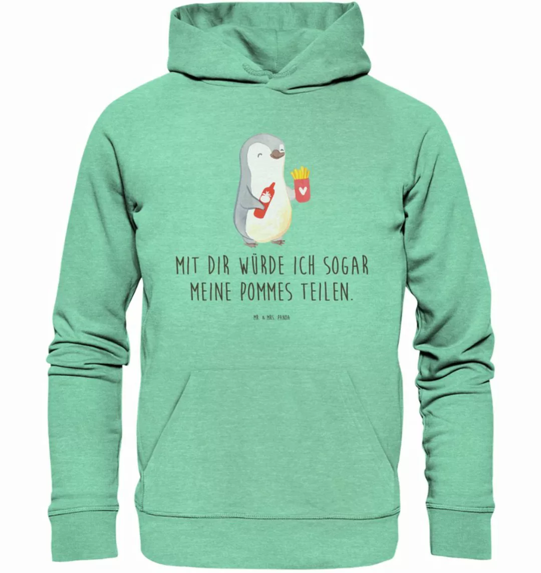 Mr. & Mrs. Panda Hoodie Größe L Pinguin Pommes - Natural Raw - Geschenk, Fr günstig online kaufen