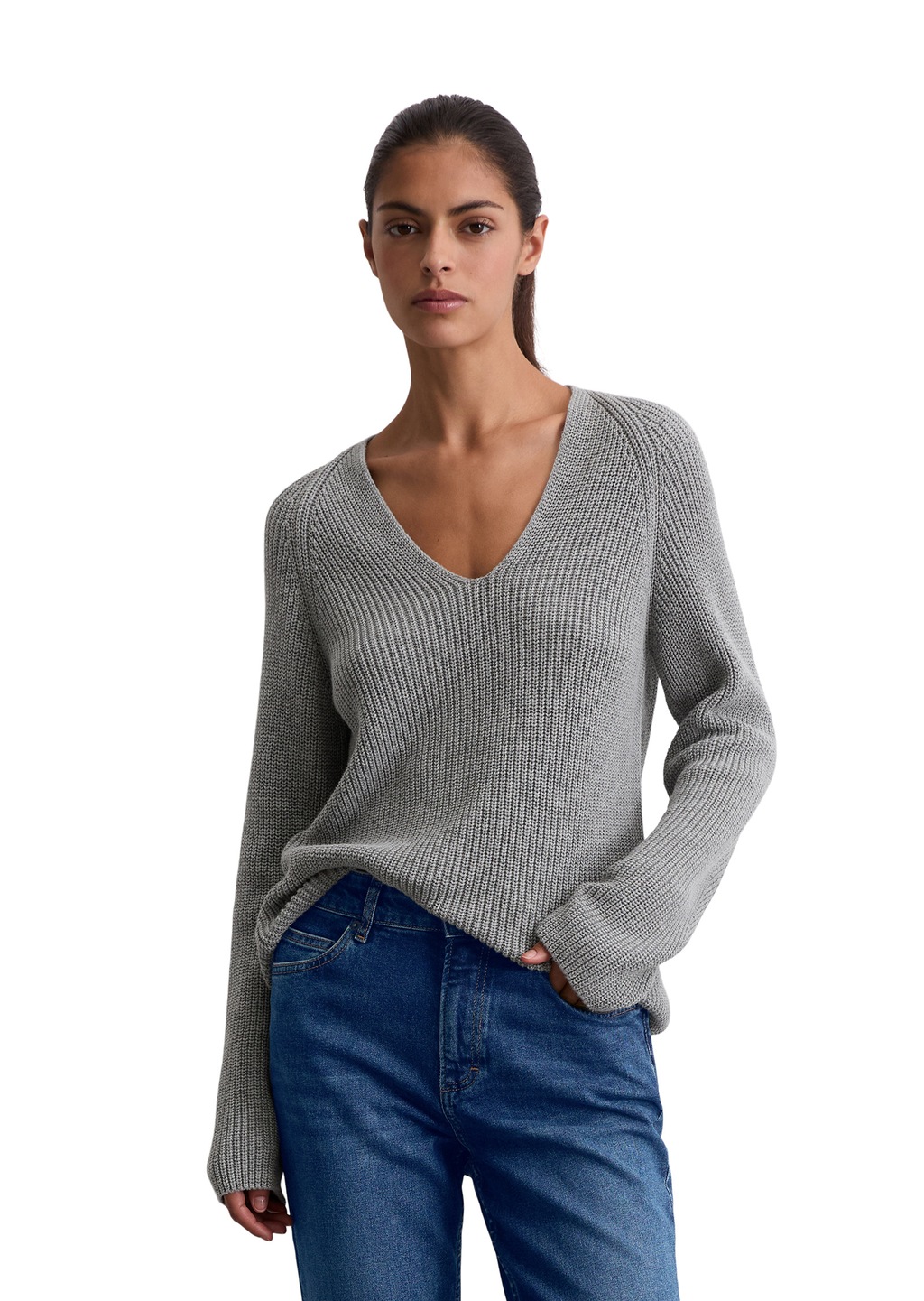 Marc OPolo Strickpullover "aus softem Baumwoll-Garn" günstig online kaufen