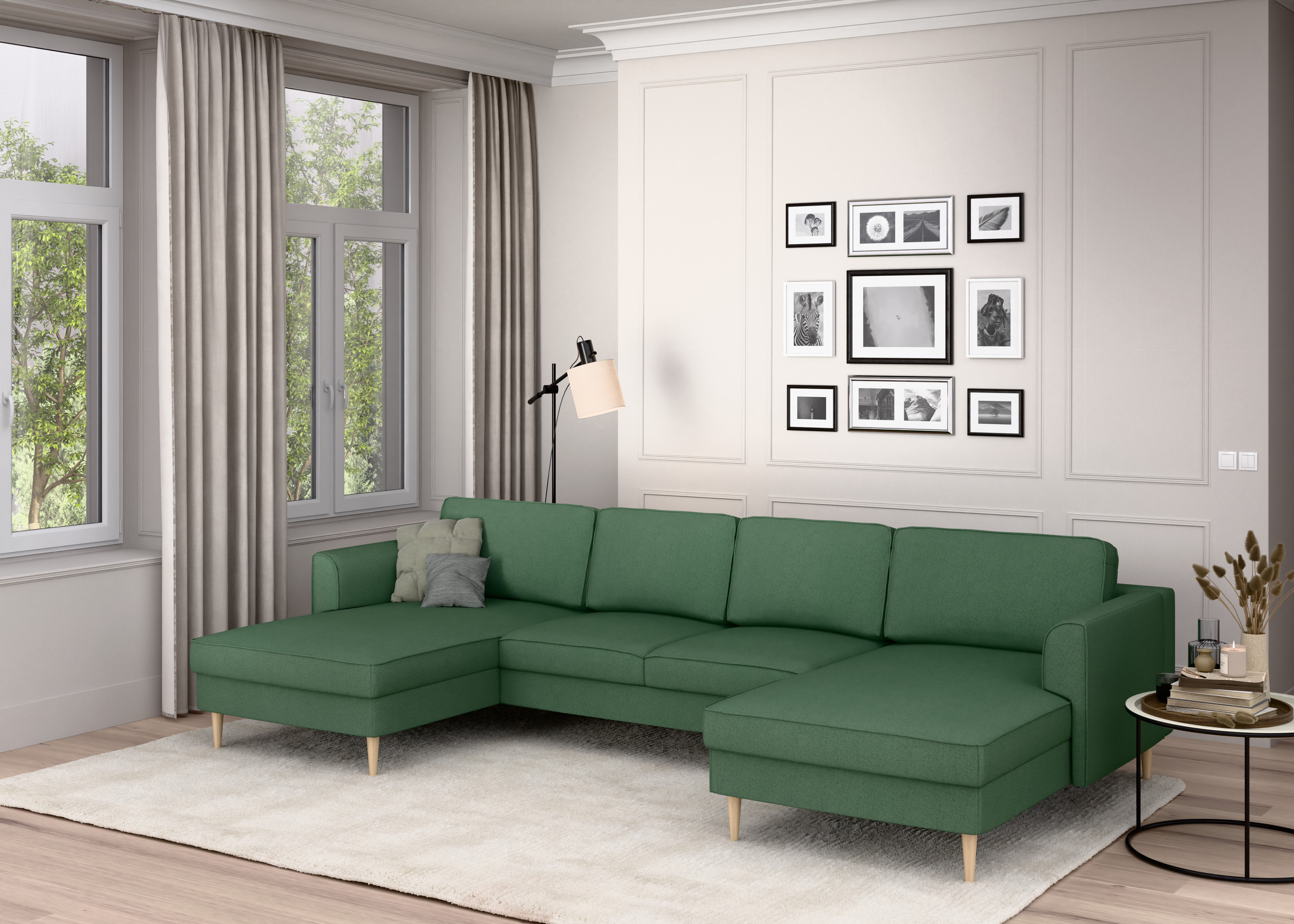 Home affaire Wohnlandschaft "Booster Couch wahlweise mit Schlaffunktion und günstig online kaufen