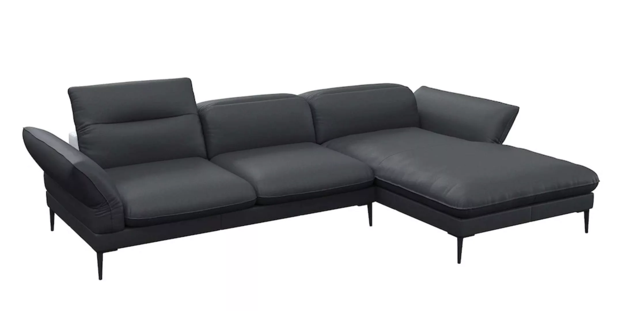 FLEXLUX Ecksofa "Salino, Funktionssofa mit Recamiere, Relaxsofa, Ecksofa", günstig online kaufen