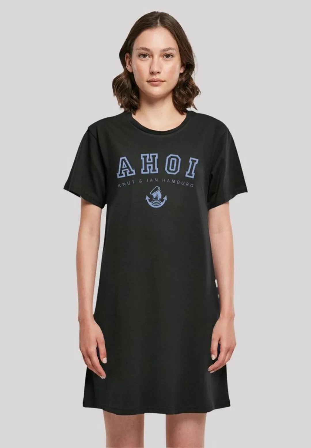 F4NT4STIC Shirtkleid "Ahoi Knut & Jan Hamburg", Print günstig online kaufen