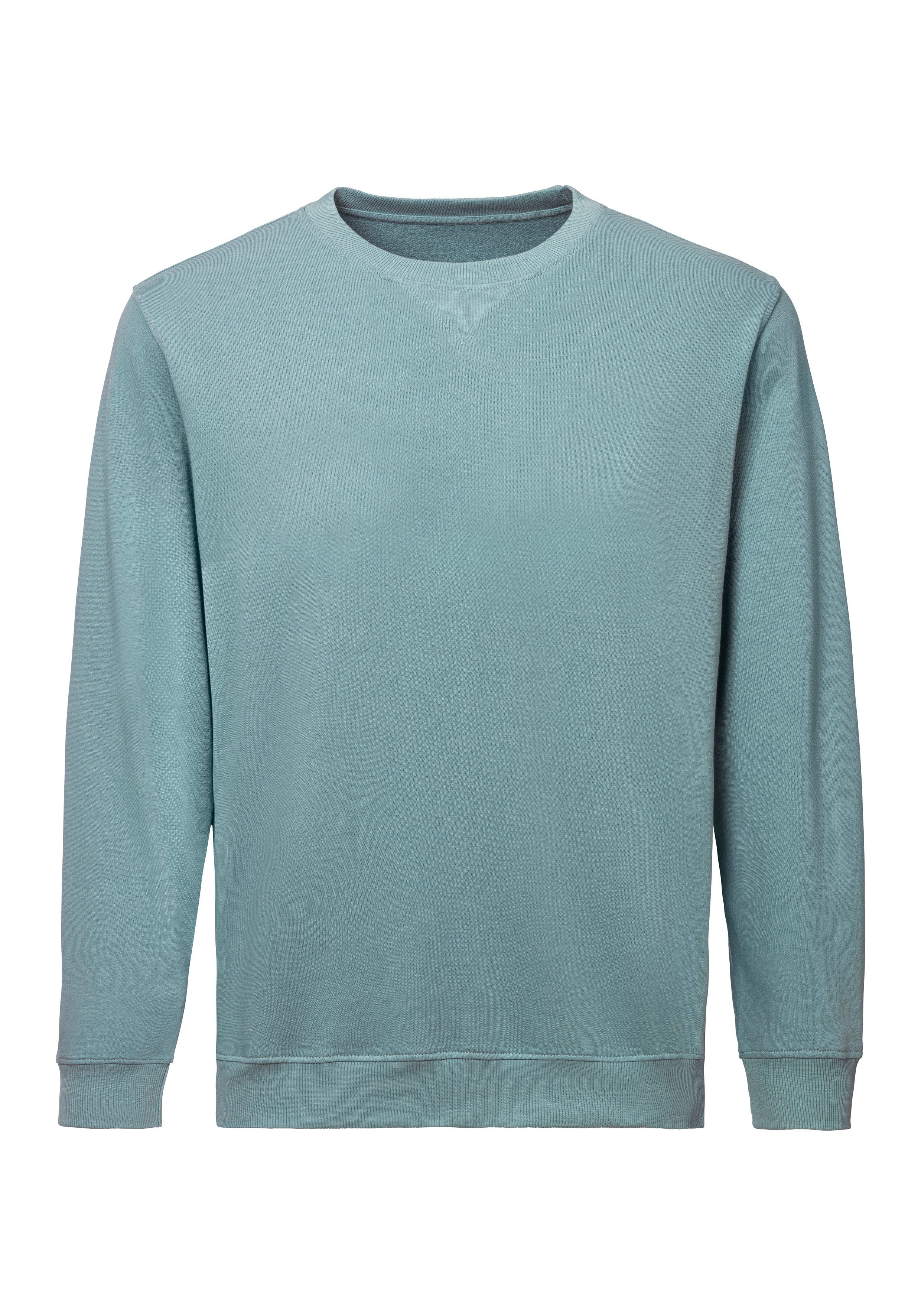 KangaROOS Sweatshirt "mit coolem Rippeinsatz am Ausschnitt vorn" günstig online kaufen
