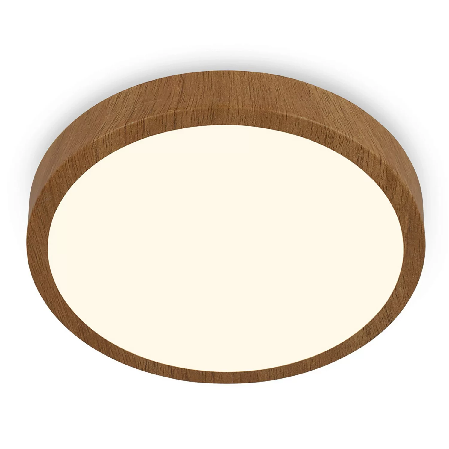 Brilo Aufbauleuchte Runa Wood Warmweiße Lichtfarbe 28 cm Holzfarbig günstig online kaufen