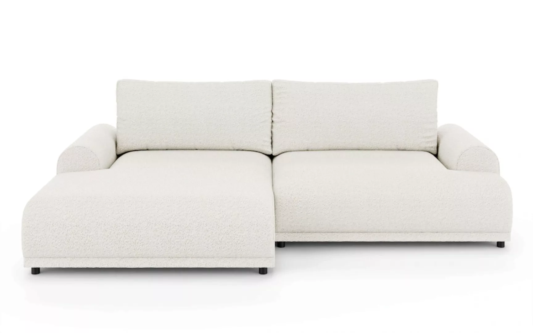 INOSIGN Ecksofa »Marsby, mit Bettfunktion und Bettkasten, Maße: B/H/T 242/6 günstig online kaufen