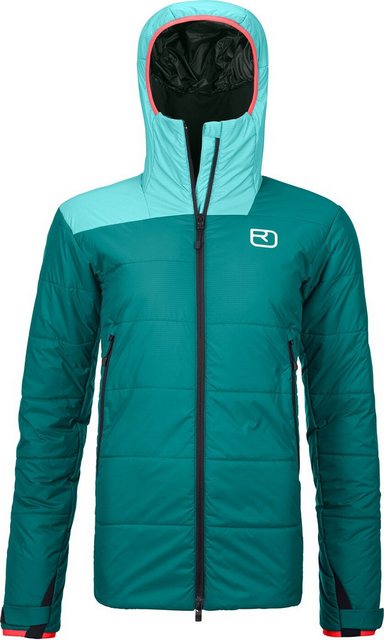 Ortovox Outdoorjacke SWISSWOOL ZINAL JACKET Damen Isolationsjacke blau/grün günstig online kaufen