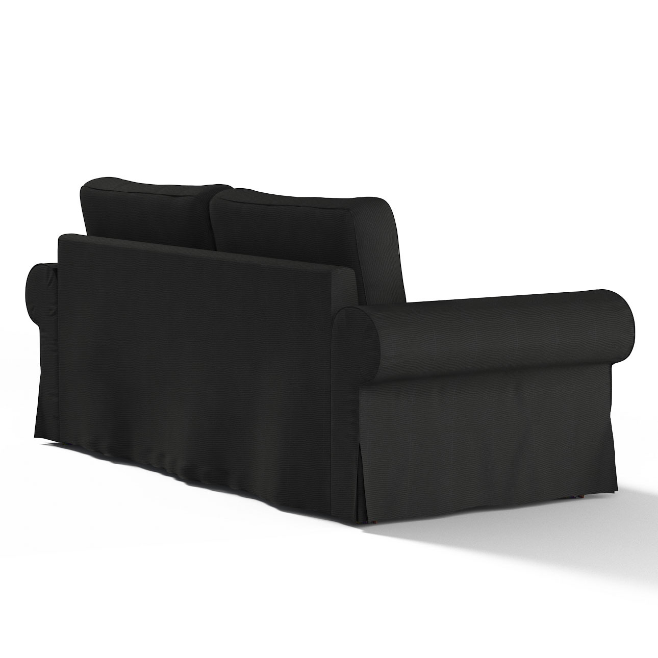 Bezug für Backabro 3-Sitzer Sofa ausklappbar, schwarz, Bezug für Backabro 3 günstig online kaufen