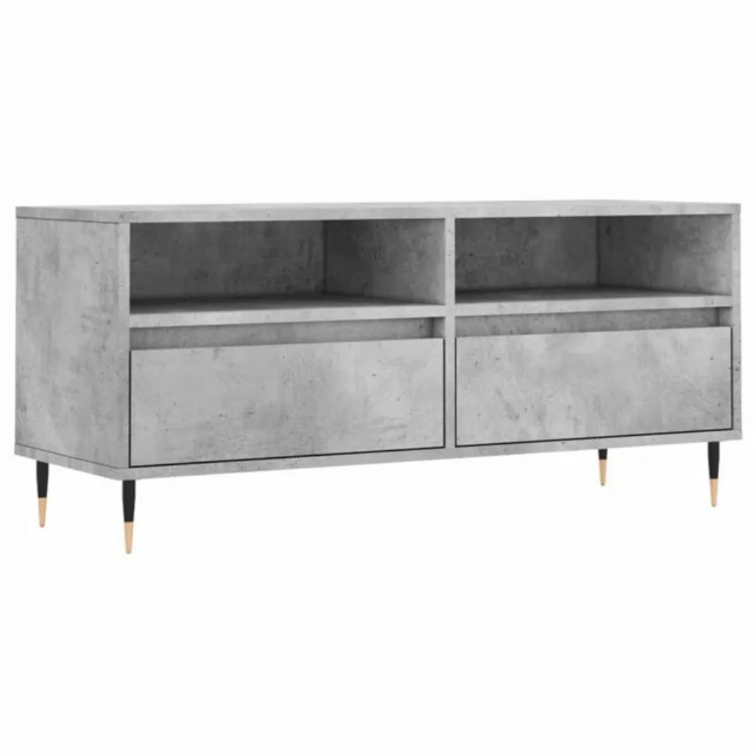 vidaXL TV-Schrank TV-Schrank Betongrau 100x34,5x44,5 cm Spanplatte günstig online kaufen