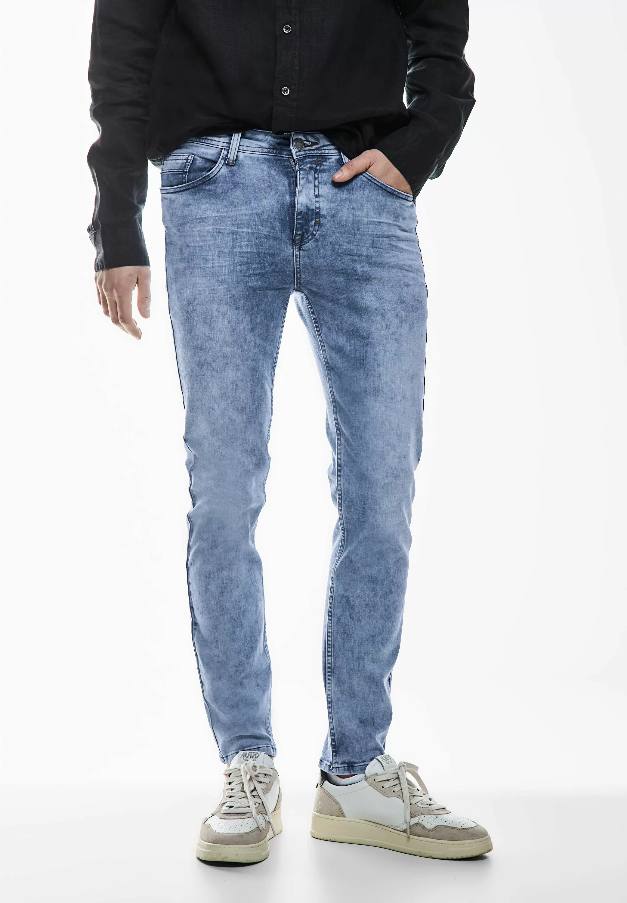 STREET ONE MEN Gerade Jeans 5-Pocket-Style günstig online kaufen