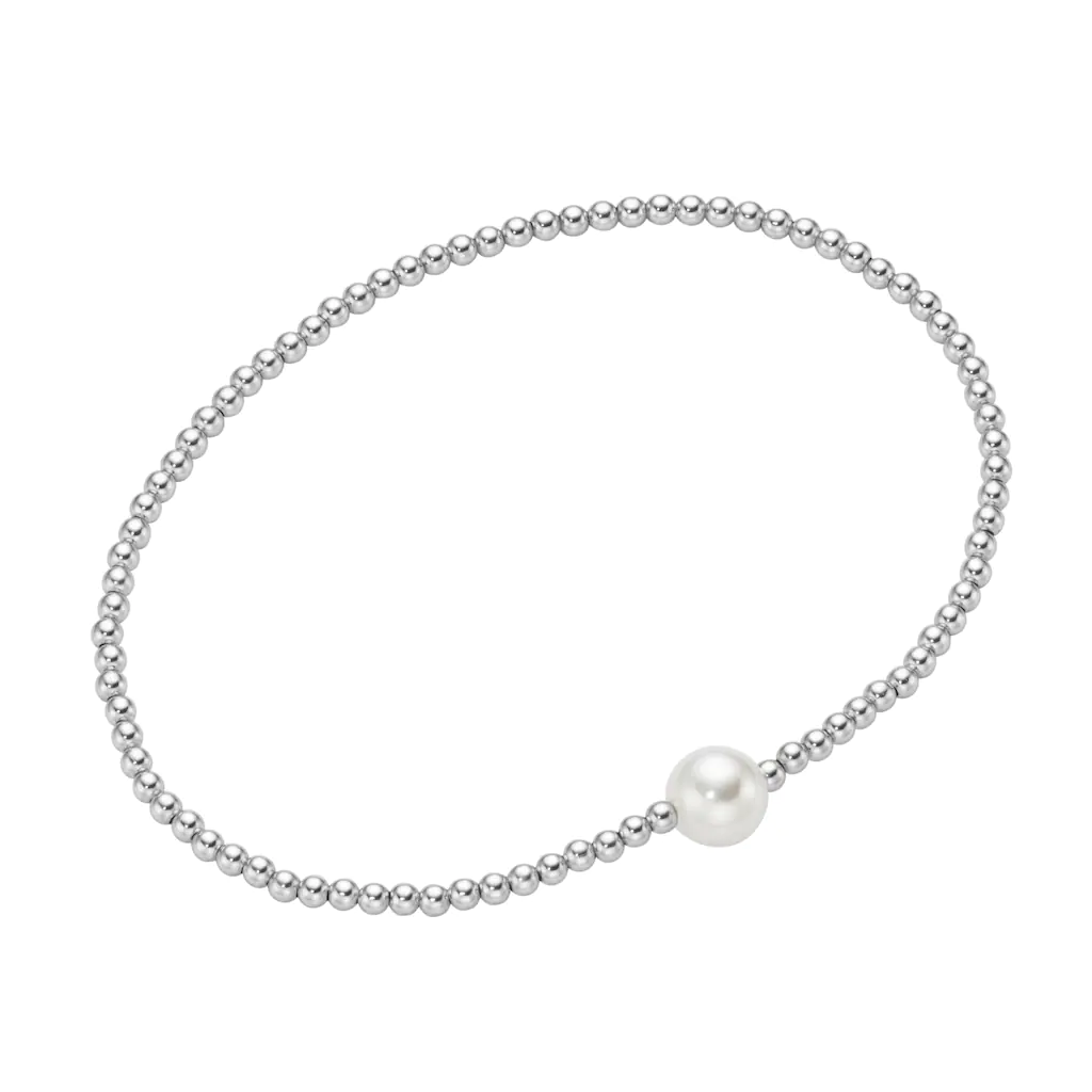 Smart Jewel Armband "Silber-Kugeln und Glasperle, Silber 925" günstig online kaufen
