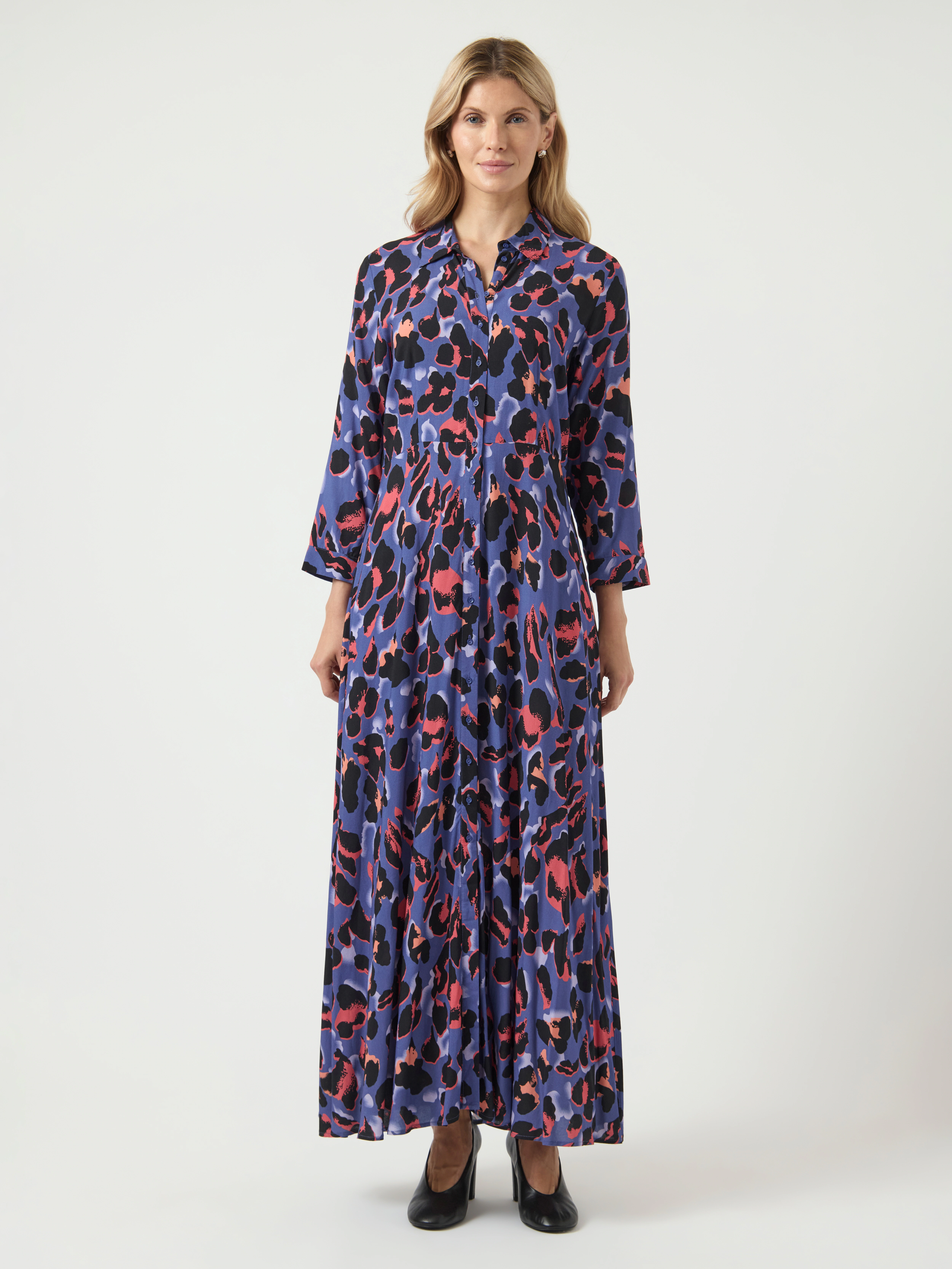 Y.A.S Hemdblusenkleid "YASSAVANNA LONG SHIRT DRESS", Sommerkleid, mit 3/4 Ä günstig online kaufen